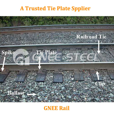 Casting Iron Railway Parts Tie Plate Rail Steel Base Plate For Railway Fastening System